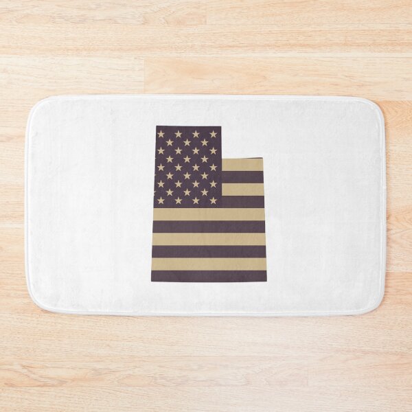 Item preview, Utah State Vintage Stars & Stripes – Brown and Gold designed and sold by Paper Drip.