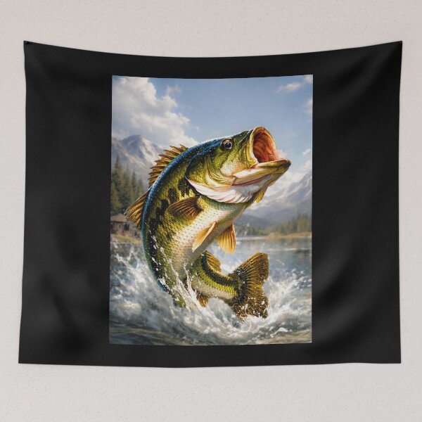 Item preview, Largemouth Black Fish designed and sold by BackgroundND.