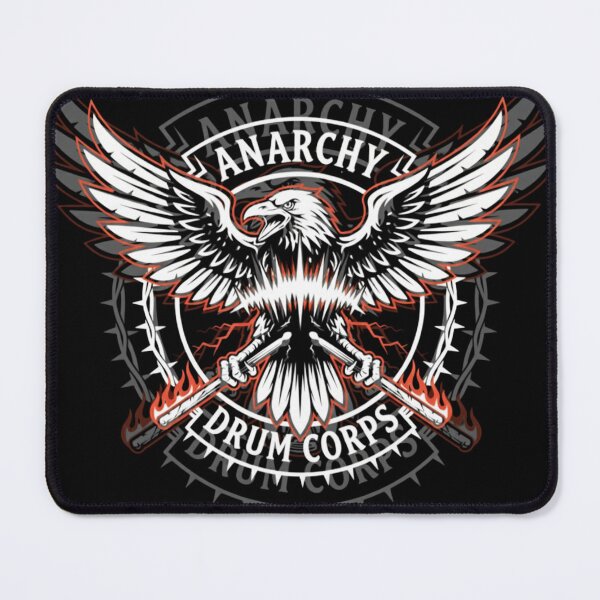 Item preview, Anarchy Drum Corps: Flaming Percussion Eagle designed and sold by Rhythm Thru Art .