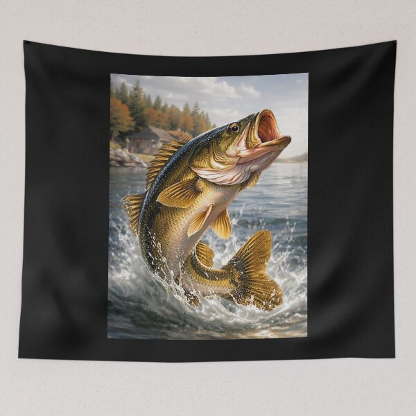 Item preview, Walleye Fish designed and sold by BackgroundND.