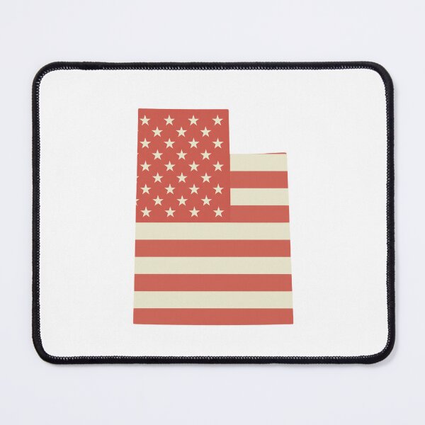 Item preview, Utah USA Flag Silhouette – Stars and Stripes State Outline designed and sold by Paper Drip.