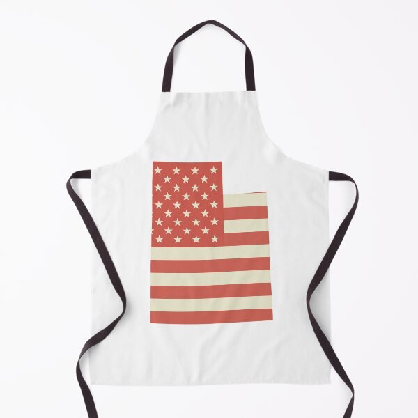 Item preview, Utah USA Flag Silhouette – Stars and Stripes State Outline designed and sold by Paper Drip.