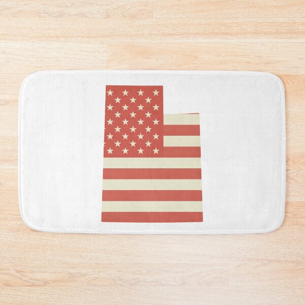 Item preview, Utah USA Flag Silhouette – Stars and Stripes State Outline designed and sold by Paper Drip.