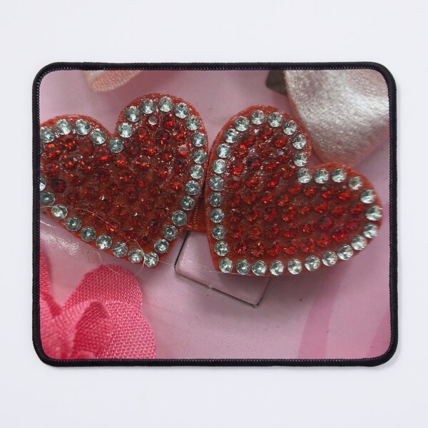 Item preview, Double gem crystal hearts designed and sold by LFdesign_images.
