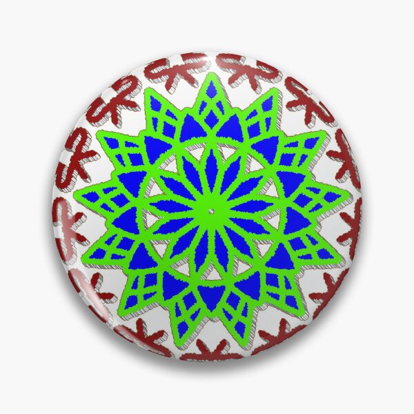 Item preview, "Star-Centered Mandala with Abstract Pentagonal Figures" designed and sold by nighttime1990.