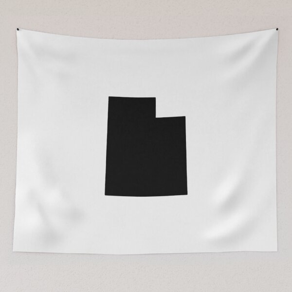 Item preview, Utah Map Silhouette – Minimal Black designed and sold by Paper Drip.