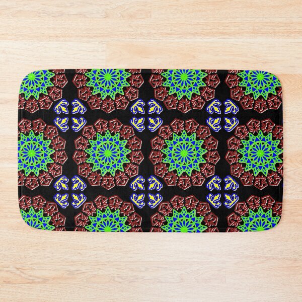 Item preview, "Star-Centered Mandala with Abstract Pentagonal Figures" designed and sold by nighttime1990.
