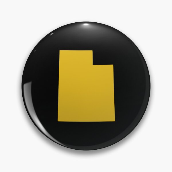 Item preview, Utah Map Silhouette – Minimal Yellow designed and sold by Paper Drip.