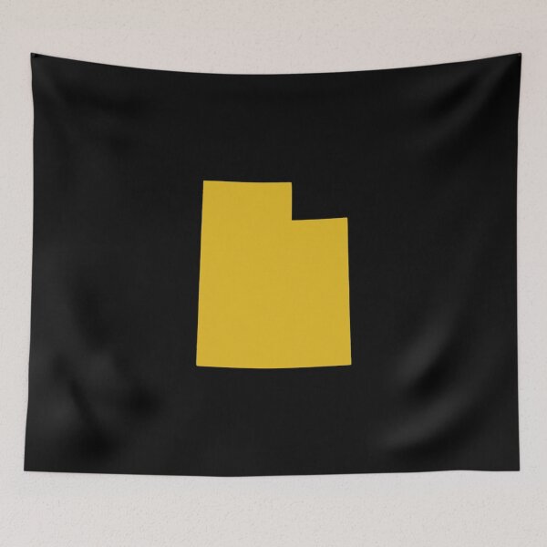 Item preview, Utah Map Silhouette – Minimal Yellow designed and sold by Paper Drip.
