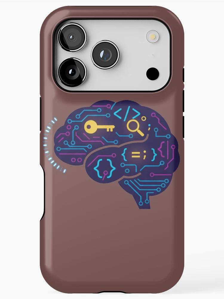 Thumbnail 1 of 4, iPhone Case, Abstract Programming Mind designed and sold by Master4art.