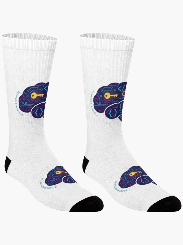 Thumbnail 3 of 5, Socks, Abstract Programming Mind designed and sold by Master4art.