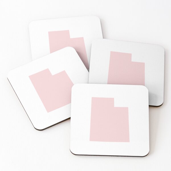 Item preview, Utah Map Silhouette – Minimal Pink designed and sold by Paper Drip.