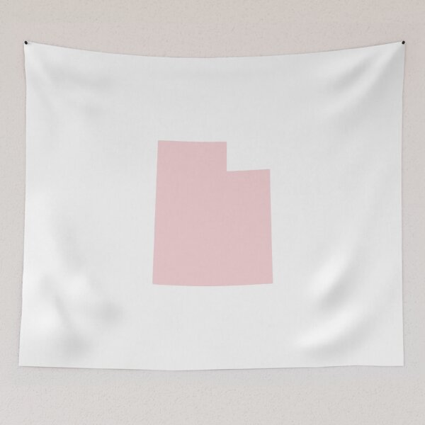 Item preview, Utah Map Silhouette – Minimal Pink designed and sold by Paper Drip.