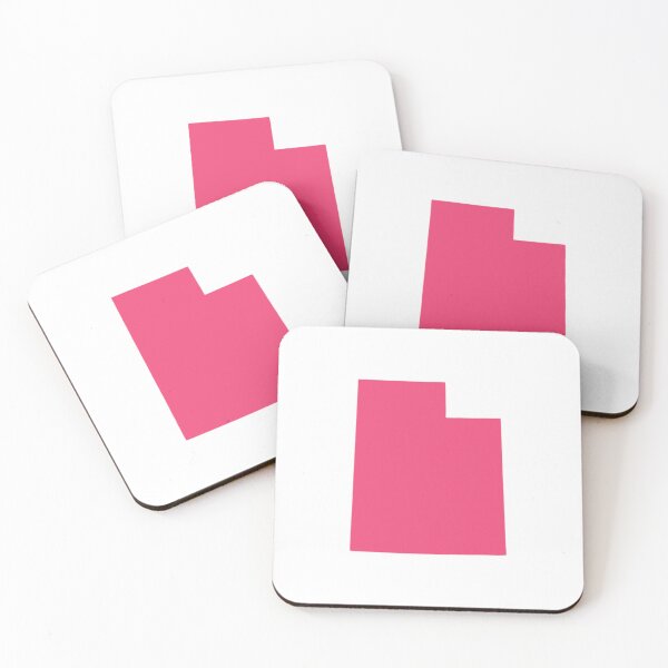 Item preview, Utah Map Silhouette – Minimal Pink designed and sold by Paper Drip.