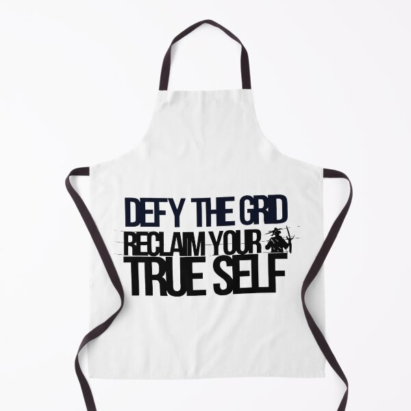 Item preview, Defy the grid, reclaim your true self. designed and sold by Weird Broken Art.