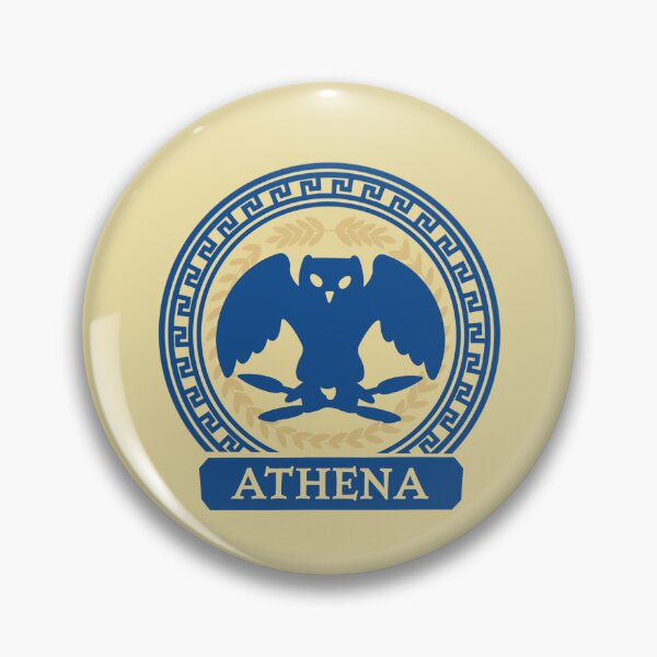 Item preview, Percy Jackson "Athena" Cabin Nameplate (Yellow Background) designed and sold by jamierachelz.