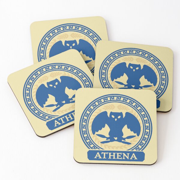 Item preview, Percy Jackson "Athena" Cabin Nameplate (Yellow Background) designed and sold by jamierachelz.