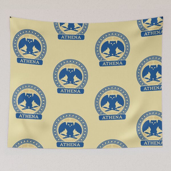 Item preview, Percy Jackson "Athena" Cabin Nameplate (Yellow Background) designed and sold by jamierachelz.