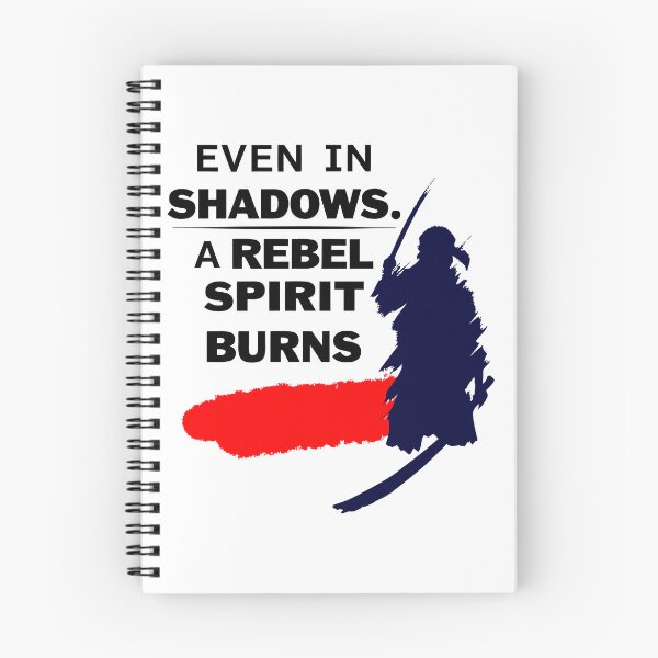 Item preview, Even in shadows, a rebel spirit burns. designed and sold by Weird Broken Art.