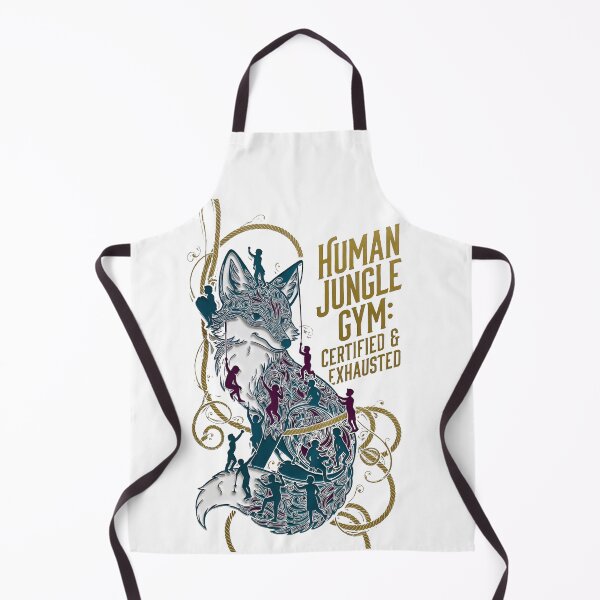 Item preview, Human Jungle Gym Fox Tee | Certified & Exhausted Funny Mom Shirt designed and sold by YMLux.