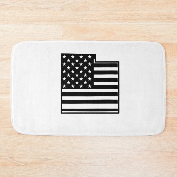 Item preview, Utah USA Flag Silhouette – Stars and Stripes State Outline designed and sold by Paper Drip.