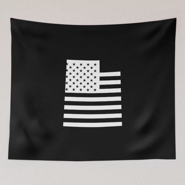 Item preview, Utah USA Flag Silhouette – Stars and Stripes State Outline designed and sold by Paper Drip.