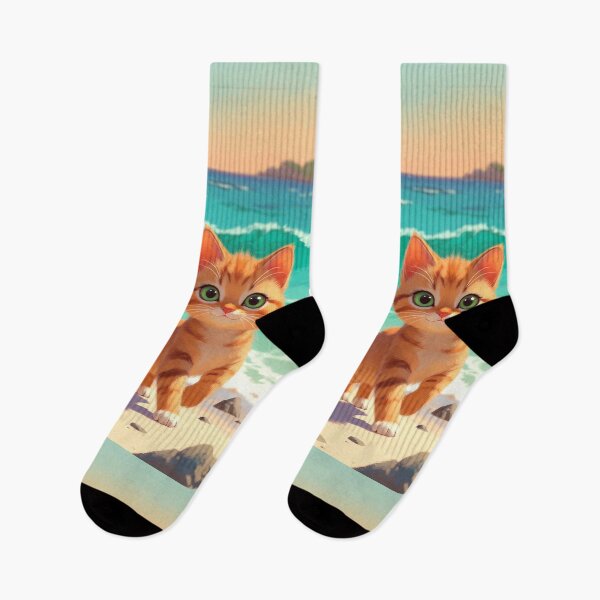 Item preview, Adorable Orange Cats At The Beach - Best Friends Cats - Beach Cats designed and sold by Beachy.