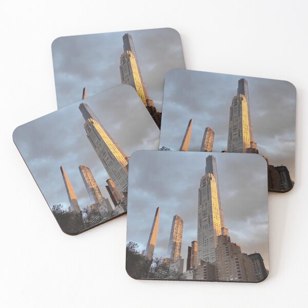 Item preview, Billionaire Row skyline: Central Park South, Central Park Tower, Steinway Tower, and  Extell One57  and  designed and sold by NYConlineStore.