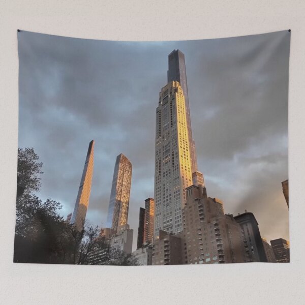 Item preview, Billionaire Row skyline: Central Park South, Central Park Tower, Steinway Tower, and  Extell One57  and  designed and sold by NYConlineStore.