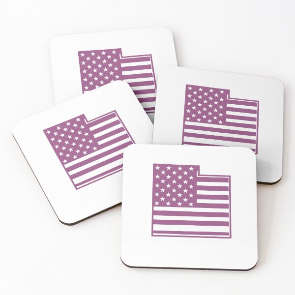 Item preview, Utah USA Flag Silhouette – Stars and Stripes State Outline designed and sold by Paper Drip.