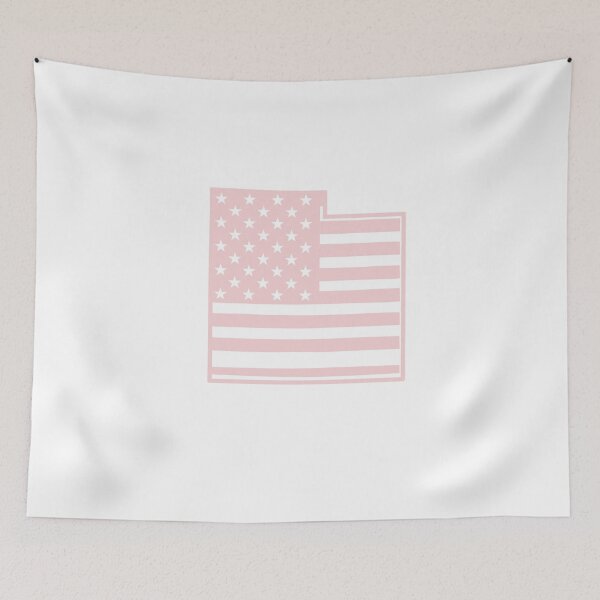 Item preview, Utah USA Flag Silhouette – Stars and Stripes State Outline designed and sold by Paper Drip.