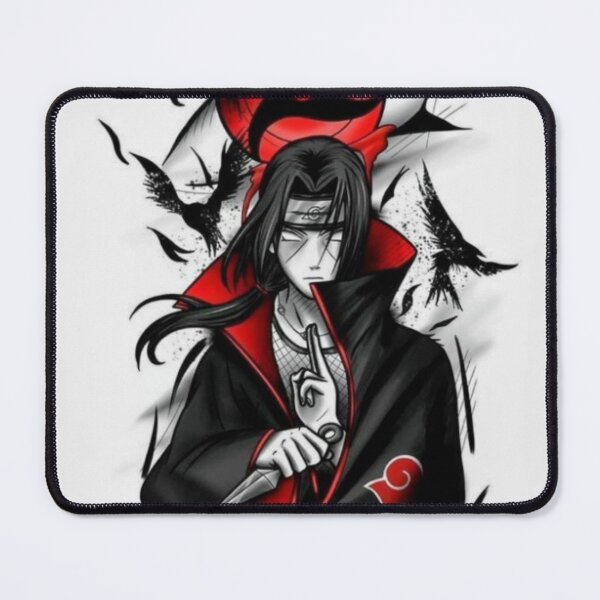 Item preview, Dark Ninja Eyes Anime Art | Red Black Shinobi Illustration | Gothic Manga Style Design designed and sold by Shanu143.
