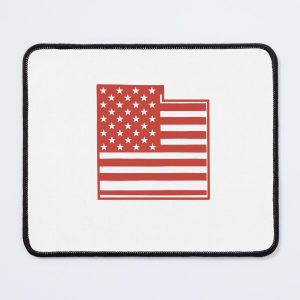 Item preview, Utah USA Flag Silhouette – Stars and Stripes State Outline designed and sold by Paper Drip.