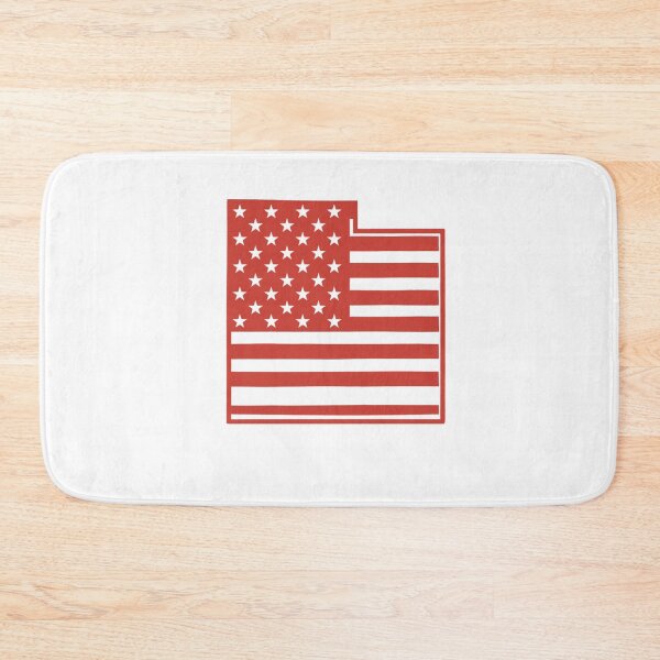 Item preview, Utah USA Flag Silhouette – Stars and Stripes State Outline designed and sold by Paper Drip.