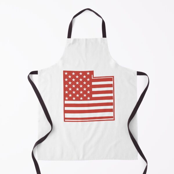 Item preview, Utah USA Flag Silhouette – Stars and Stripes State Outline designed and sold by Paper Drip.