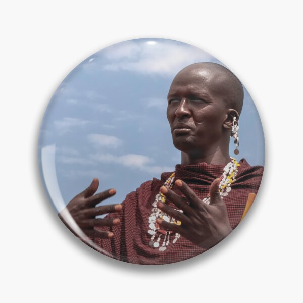 Item preview, Maasai Man In Tanzania designed and sold by Kay Brewer.