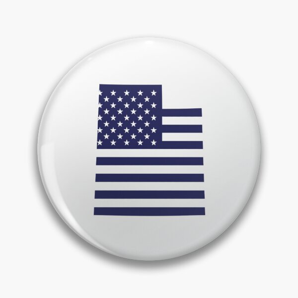 Item preview, Utah USA Flag Silhouette – Stars and Stripes State Outline designed and sold by Paper Drip.
