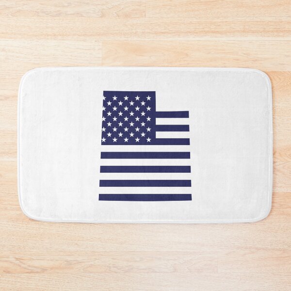 Item preview, Utah USA Flag Silhouette – Stars and Stripes State Outline designed and sold by Paper Drip.