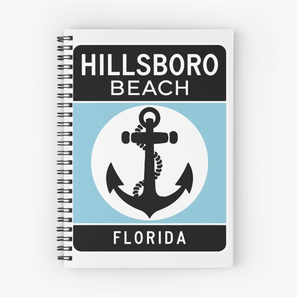 Item preview, Hillsboro Beach Florida - Road Sign designed and sold by TheOldMittenIllustrated.