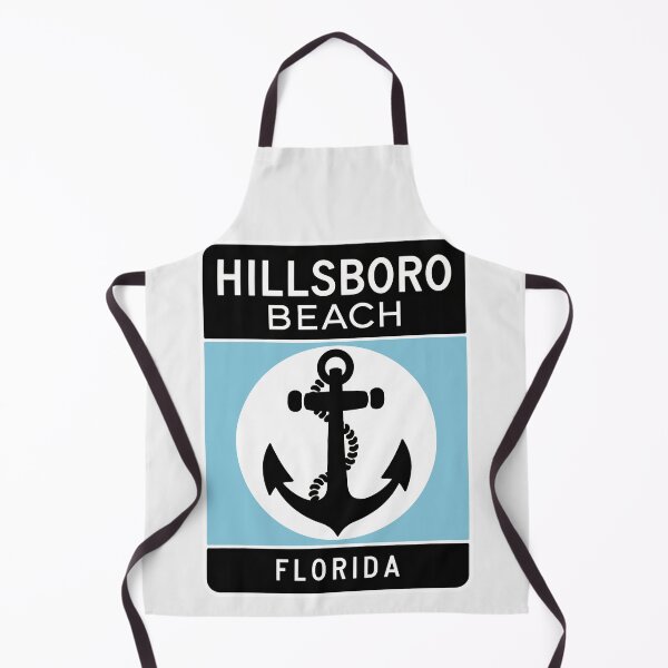 Item preview, Hillsboro Beach Florida - Road Sign designed and sold by TheOldMittenIllustrated.