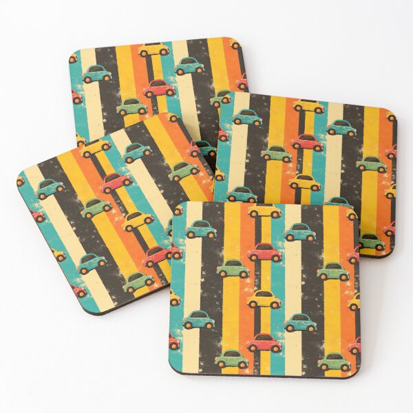 Item preview, Vintage Toy Cars Stripe Pattern designed and sold by bubblegoth.