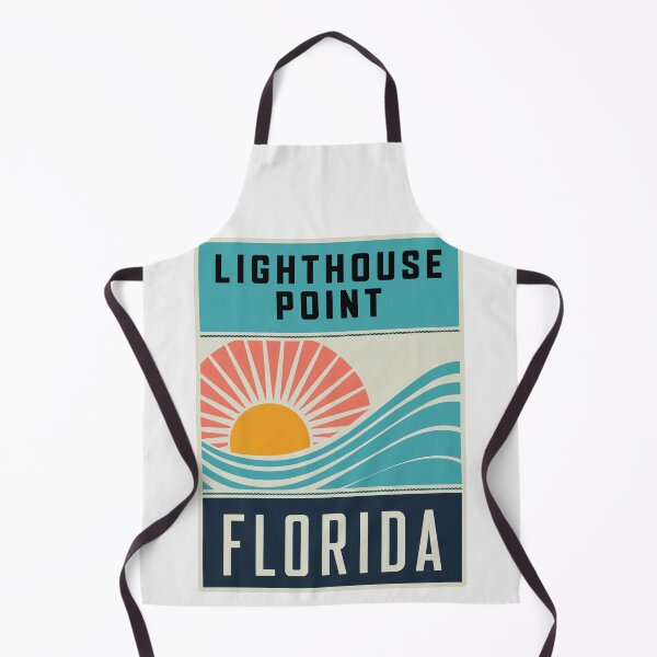 Item preview, Lighthouse Point Florida - Road Sign designed and sold by TheOldMittenIllustrated.