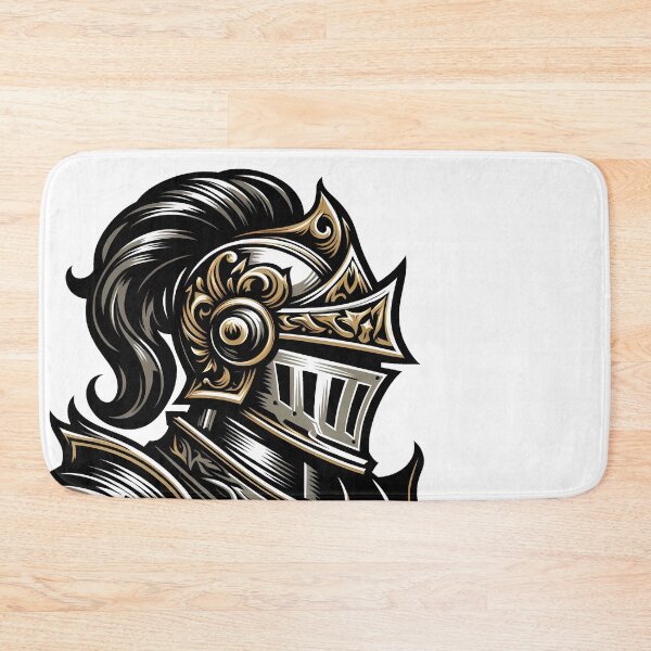 Item preview, Medieval Knight Helmet Profile Ornate Armor Art designed and sold by DrawDrip.
