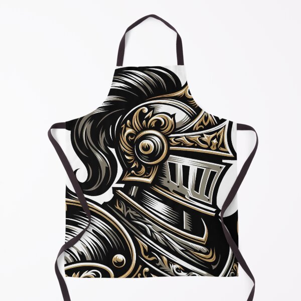 Item preview, Medieval Knight Helmet Profile Ornate Armor Art designed and sold by DrawDrip.