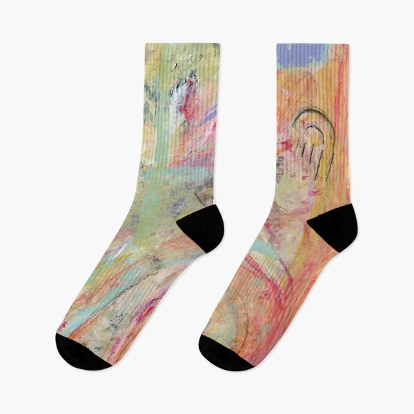 Item preview, Colorful Abstract Painting Pastel designed and sold by sheseddit.