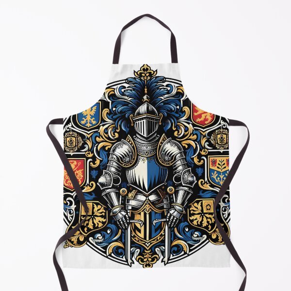 Item preview, Medieval Knight Coat Arms Heraldic Shield Emblem designed and sold by DrawDrip.