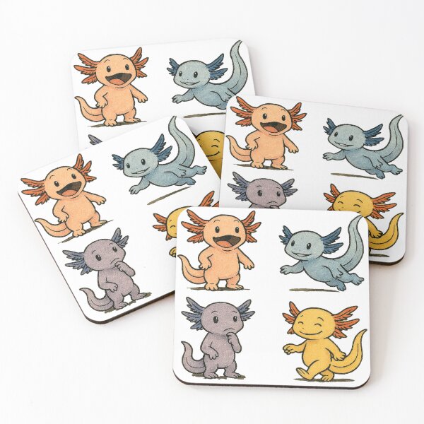 Item preview, Axolotl Study designed and sold by Three stacked penguins.