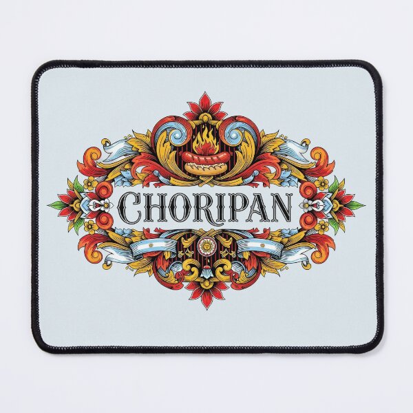 Item preview, Choripan Argentina Food Fileteado Porteno Traditional Art designed and sold by KiwiRider.