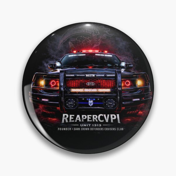 Item preview, REAPERCVPI Unit 1313 – Founder Design | Dark Crown Defenders Cruisers Club | Severtrend Apparel designed and sold by SEVERTREND APPAREL .