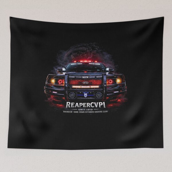 Item preview, REAPERCVPI Unit 1313 – Founder Design | Dark Crown Defenders Cruisers Club | Severtrend Apparel designed and sold by SEVERTREND APPAREL .